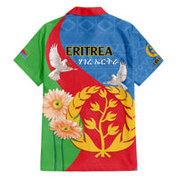 Eritrea Independence Day Family Matching Off The Shoulder Long Sleeve Dress and Hawaiian Shirt Eritrean Olive Branches 33rd Anniversary - Wonder Print Shop