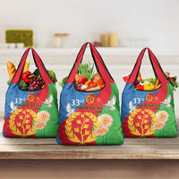 Eritrea Independence Day Grocery Bag Eritrean Olive Branches 33rd Anniversary