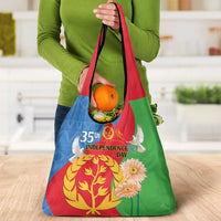 Eritrea Independence Day Grocery Bag Eritrean Olive Branches 33rd Anniversary