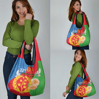Eritrea Independence Day Grocery Bag Eritrean Olive Branches 33rd Anniversary