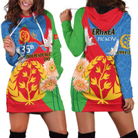 Eritrea Independence Day Hoodie Dress Eritrean Olive Branches 33rd Anniversary - Wonder Print Shop
