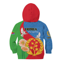 Eritrea Independence Day Kid Hoodie Eritrean Olive Branches 33rd Anniversary - Wonder Print Shop