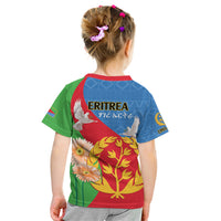 Eritrea Independence Day Kid T Shirt Eritrean Olive Branches 33rd Anniversary - Wonder Print Shop
