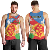 Eritrea Independence Day Men Tank Top Eritrean Olive Branches 33rd Anniversary - Wonder Print Shop