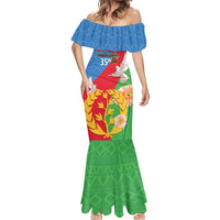 Eritrea Independence Day Mermaid Dress Eritrean Olive Branches 33rd Anniversary - Wonder Print Shop