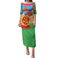 Eritrea Independence Day Puletasi Eritrean Olive Branches 33rd Anniversary - Wonder Print Shop