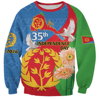 Eritrea Independence Day Sweatshirt Eritrean Olive Branches 33rd Anniversary - Wonder Print Shop