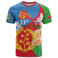 Eritrea Independence Day T Shirt Eritrean Olive Branches 33rd Anniversary - Wonder Print Shop