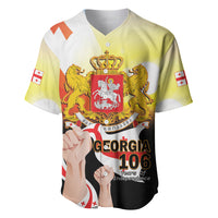 Personalised Georgia Baseball Jersey Happy 106 Years Of Independence - Wonder Print Shop