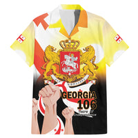 Personalised Georgia Family Matching Mermaid Dress and Hawaiian Shirt Happy 106 Years Of Independence - Wonder Print Shop