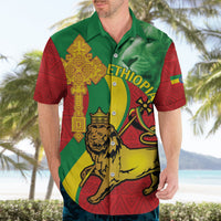 Ethiopia National Day Hawaiian Shirt Ethiopia Lion of Judah African Pattern - Wonder Print Shop