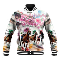 Personalized Kentucky Horse Racing Baseball Jacket 151st Anniversary Run For The Roses