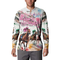 Personalized Kentucky Horse Racing Button Sweatshirt 151st Anniversary Run For The Roses