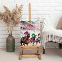 Personalized Kentucky Horse Racing Canvas Wall Art 151st Anniversary Run For The Roses
