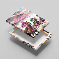 Personalized Kentucky Horse Racing Canvas Wall Art 151st Anniversary Run For The Roses