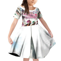 Personalized Kentucky Horse Racing Family Matching Off Shoulder Short Dress and Hawaiian Shirt 151st Anniversary Run For The Roses