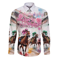 Personalized Kentucky Horse Racing Family Matching Summer Maxi Dress and Hawaiian Shirt 151st Anniversary Run For The Roses