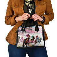Personalized Kentucky Horse Racing Shoulder Handbag 151st Anniversary Run For The Roses