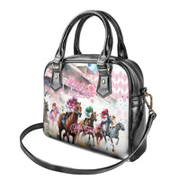 Personalized Kentucky Horse Racing Shoulder Handbag 151st Anniversary Run For The Roses