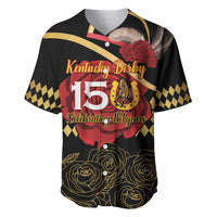Kentucky Horse Racing Baseball Jersey Celebrating 151 Years Horseshoe With Roses