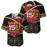 Kentucky Horse Racing Baseball Jersey Celebrating 151 Years Horseshoe With Roses