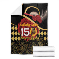 Kentucky Horse Racing Blanket Celebrating 151 Years Horseshoe With Roses