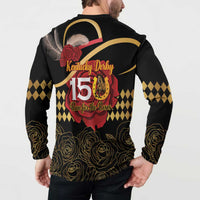 Kentucky Horse Racing Button Sweatshirt Celebrating 151 Years Horseshoe With Roses