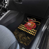 Kentucky Horse Racing Car Mats Celebrating 151 Years Horseshoe With Roses