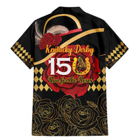 Kentucky Horse Racing Family Matching Mermaid Dress and Hawaiian Shirt Celebrating 151 Years Horseshoe With Roses