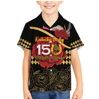 Kentucky Horse Racing Family Matching Mermaid Dress and Hawaiian Shirt Celebrating 151 Years Horseshoe With Roses