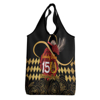 Kentucky Horse Racing Grocery Bag Celebrating 151 Years Horseshoe With Roses