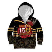 Kentucky Horse Racing Kid Hoodie Celebrating 151 Years Horseshoe With Roses
