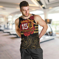 Kentucky Horse Racing Men Tank Top Celebrating 151 Years Horseshoe With Roses