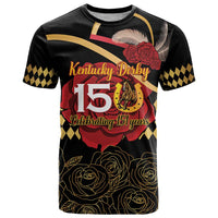 Kentucky Horse Racing T Shirt Celebrating 151 Years Horseshoe With Roses