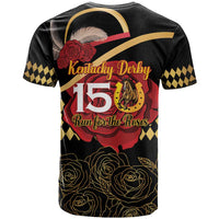 Kentucky Horse Racing T Shirt Celebrating 151 Years Horseshoe With Roses