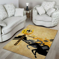 Personalized Preakness Horse Racing Area Rug 150th Anniversary Run For The Black-Eyed Susans