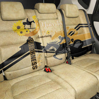 Personalized Preakness Horse Racing Back Car Seat Cover 150th Anniversary Run For The Black-Eyed Susans
