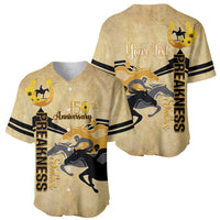 Personalized Preakness Horse Racing Baseball Jersey 150th Anniversary Run For The Black-Eyed Susans