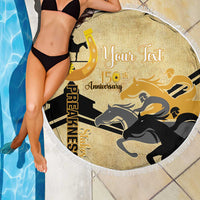 Personalized Preakness Horse Racing Beach Blanket 150th Anniversary Run For The Black-Eyed Susans