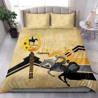 Personalized Preakness Horse Racing Bedding Set 150th Anniversary Run For The Black-Eyed Susans