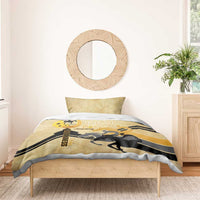 Personalized Preakness Horse Racing Bedding Set 150th Anniversary Run For The Black-Eyed Susans