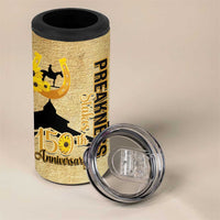 Personalized Preakness Horse Racing 4 in 1 Can Cooler Tumbler 150th Anniversary Run For The Black-Eyed Susans