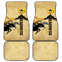 Personalized Preakness Horse Racing Car Mats 150th Anniversary Run For The Black-Eyed Susans