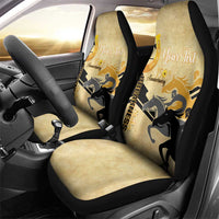 Personalized Preakness Horse Racing Car Seat Cover 150th Anniversary Run For The Black-Eyed Susans