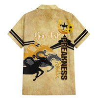Personalized Preakness Horse Racing Family Matching Mermaid Dress and Hawaiian Shirt 150th Anniversary Run For The Black-Eyed Susans