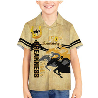 Personalized Preakness Horse Racing Family Matching Mermaid Dress and Hawaiian Shirt 150th Anniversary Run For The Black-Eyed Susans