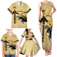 Personalized Preakness Horse Racing Family Matching Tank Maxi Dress and Hawaiian Shirt 150th Anniversary Run For The Black-Eyed Susans