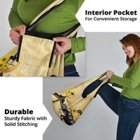 Personalized Preakness Horse Racing Grocery Bag 150th Anniversary Run For The Black-Eyed Susans