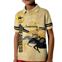 Personalized Preakness Horse Racing Kid Polo Shirt 150th Anniversary Run For The Black-Eyed Susans
