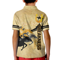 Personalized Preakness Horse Racing Kid Polo Shirt 150th Anniversary Run For The Black-Eyed Susans